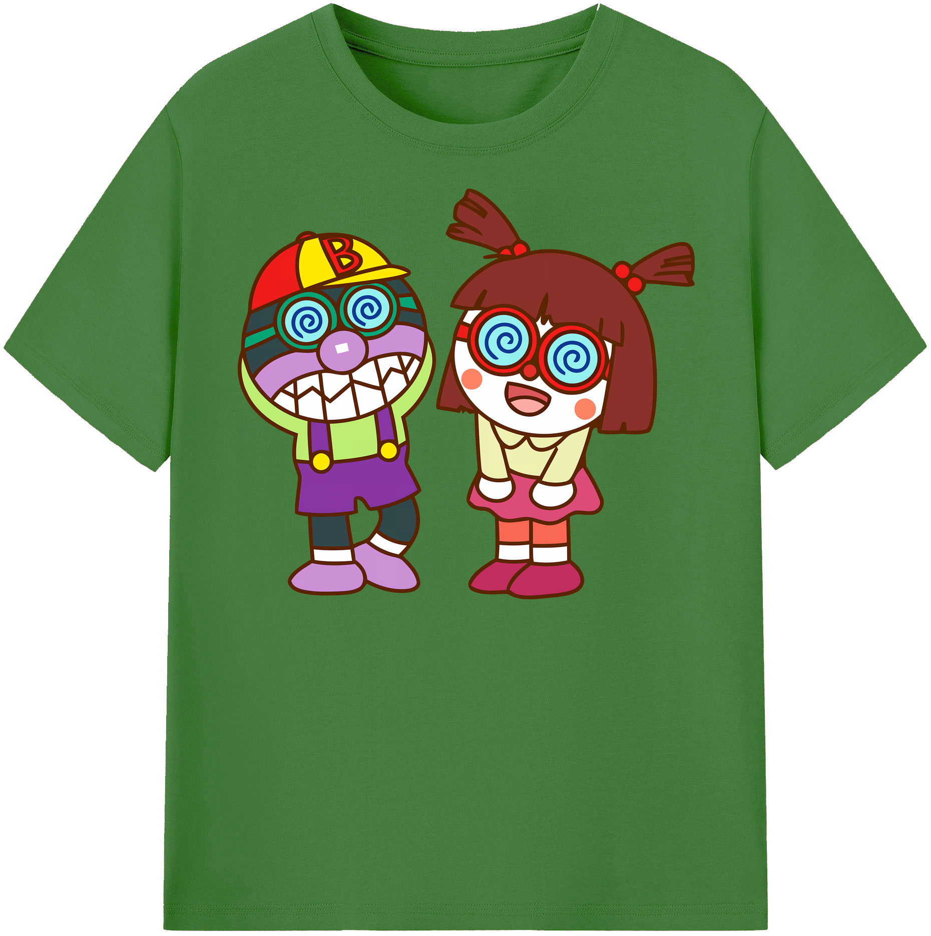 （画像用） アンパンマン Anpanman レディースカジュアルプリントTシャツ（綿100％）